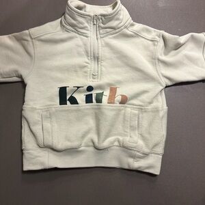 Kith Kids Matching Set in Cream with Multicolor Logo